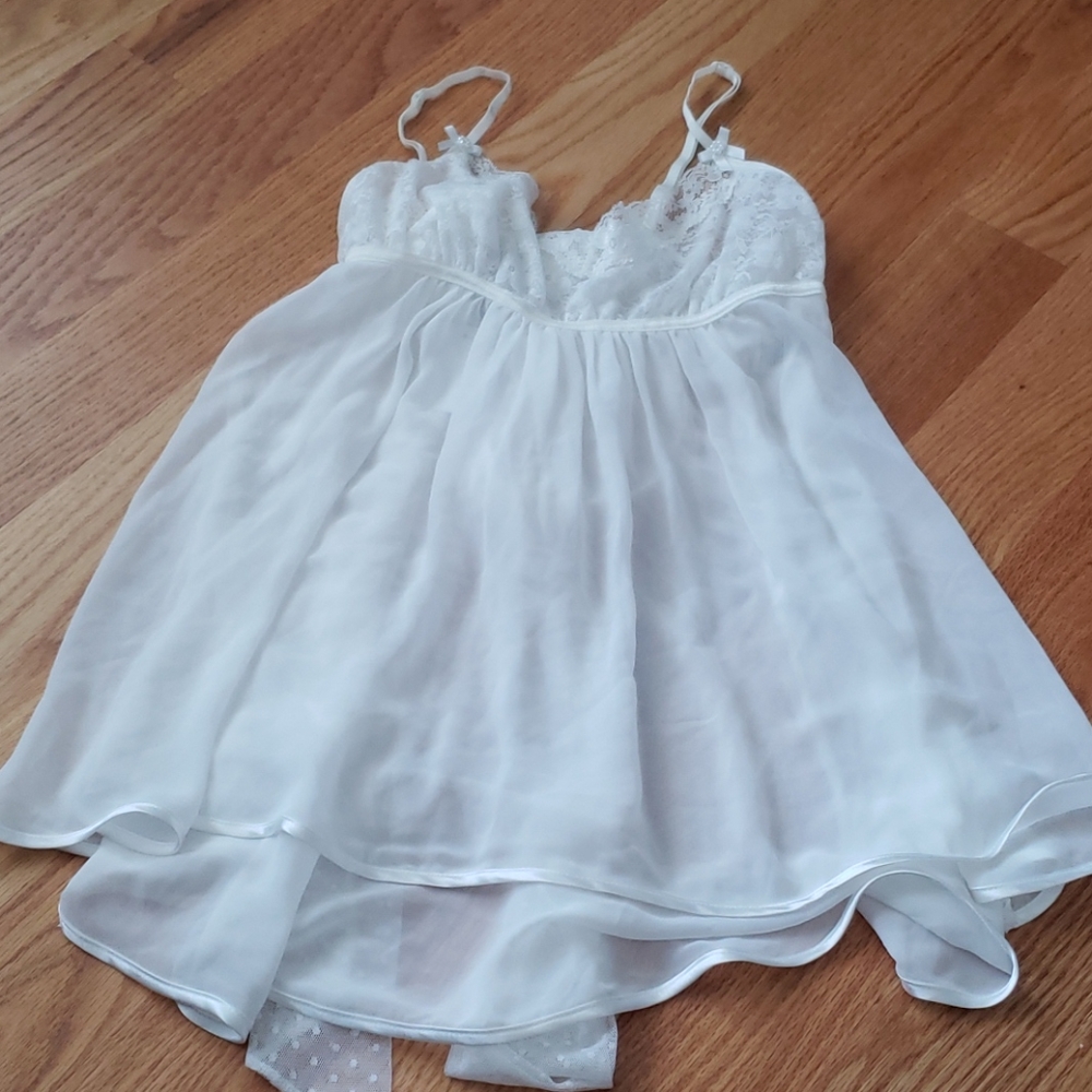 White intimate teddy